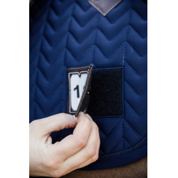 Tapis de selle Fishbone Compétition jumping Kentucky Marine Bleu marine