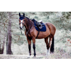 Tapis de selle Fishbone jumping Kentucky Marine Bleu marine Tapis de selle Fishbone jumping Kentucky Marine Bleu marine