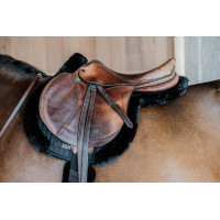 Tapis de selle Hunter mouton vegan jumping Kentucky Noir