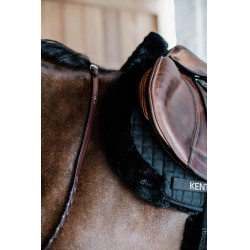 Tapis de selle Hunter mouton vegan jumping Kentucky Noir