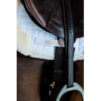 Tapis de selle Hunter mouton vegan jumping Kentucky Blanc Tapis de selle Hunter mouton vegan jumping Kentucky Blanc