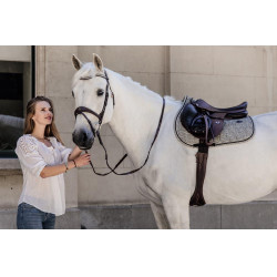 Tapis de selle Pied-de-poule jumping Kentucky Marron Tapis de selle Pied-de-poule jumping Kentucky Marron