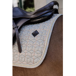 Tapis de selle Pied-de-poule jumping Kentucky Beige