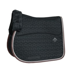Tapis de selle Skin Friendly Star Quilting jumping Kentucky Noir