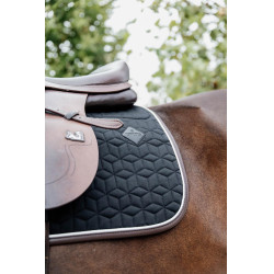 Tapis de selle Skin Friendly Star Quilting jumping Kentucky Noir