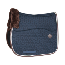 Tapis de selle Skin Friendly Star Quilting jumping Kentucky Marine Bleu marine