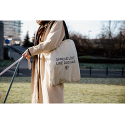 Tote Bag 'Hondenharen' Kentucky Wit