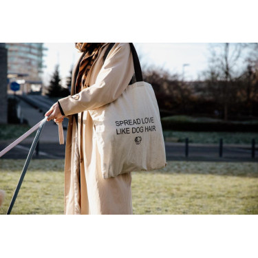 Tote Bag 'Hondenharen' Kentucky Wit