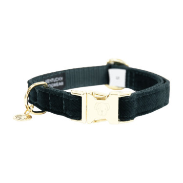 Hondenhalsband Corduroy Kentucky Donkergroen