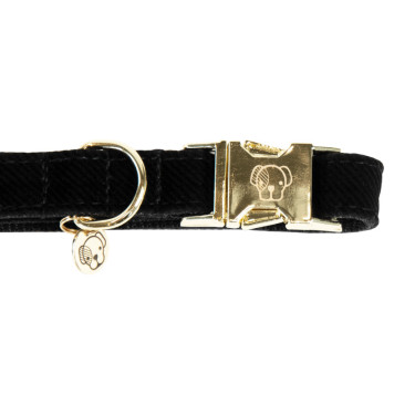 Collier pour chien Corduroy Kentucky Noir Collier pour chien Corduroy Kentucky Noir