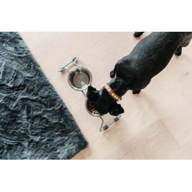 Halsband voor honden van handgemaakte parels Kentucky Oranje