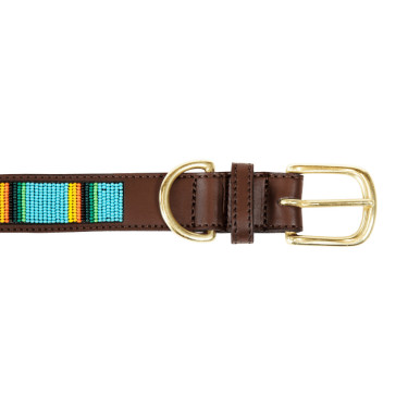 Halsband voor honden van handgemaakte parels Kentucky Lichtblauw Halsband voor honden van handgemaakte parels Kentucky Lichtblauw