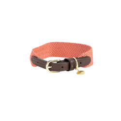 Halsband voor honden Jacquard Kentucky Terracotta Oranje Halsband voor honden Jacquard Kentucky Terracotta Oranje