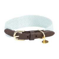 Halsband voor honden Jacquard Kentucky Lichtblauw