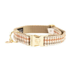 Collier pour chien Pied-de-poule Kentucky Beige Collier pour chien Pied-de-poule Kentucky Beige