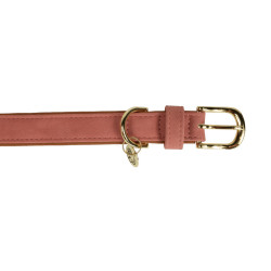 Collier pour chien Vegan Leather Kentucky Pêche Rose