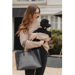 Halsband voor hond Vegan Leather Kentucky Perzik Roze