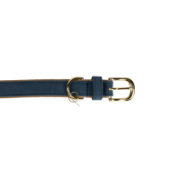 Collier pour chien Vegan Leather Kentucky Navy Bleu marine