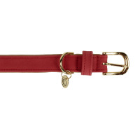 Halsband voor hond Vegan Leather Kentucky Perzik Roze