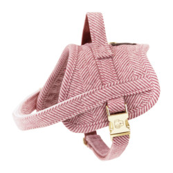 Harnas voor honden Body Safe Wool Kentucky Lichtroze