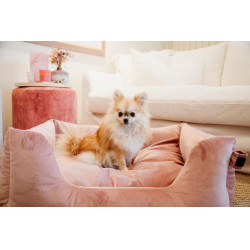 Lit pour chien Velvet Kentucky Vieux rose