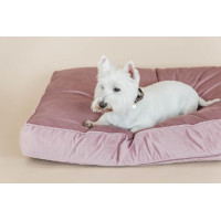 Oreiller pour chien Velvet Kentucky Vieux rose