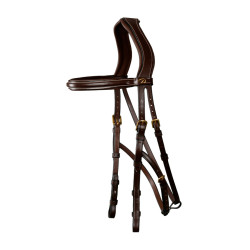 Bridon Hackamore D Collection by Dy'on Brun Marron