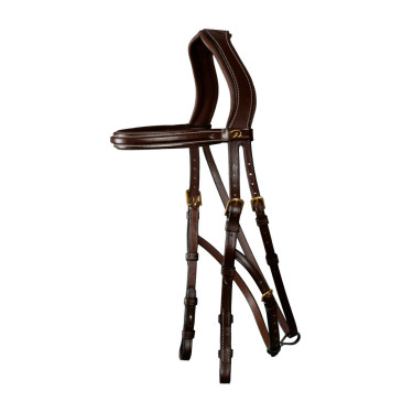 Bridon Hackamore D Collection by Dy'on Brun Marron