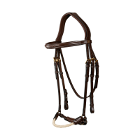 Bridon Duitse Neusriem Touw D Collectie van Dy'on Zwart