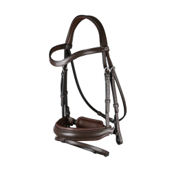 Bridon Combiné Met Brede Neusriem Working By Dy'on Bruin Bridon Combiné Met Brede Neusriem Working By Dy'on Bruin