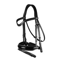 Hoofdstel Combiné Breed Gelakt Working By Dy'on Bruin Hoofdstel Combiné Breed Gelakt Working By Dy'on Bruin