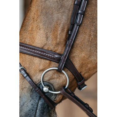 Gevlochten gecombineerde neusriem hoofdstel New English Collection by Dy'on Gevlochten gecombineerde neusriem hoofdstel New English Collection by Dy'on