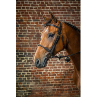 Hoofdstel Neusriem Touw Bekleed met Leer D Collectie van Dy'on Zwart