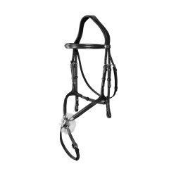 Bridon Muserolle Kruis New English Collection by Dy'on Zwart Bridon Muserolle Kruis New English Collection by Dy'on Zwart