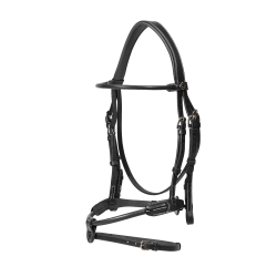 Round Leather Bridle Working By Dy'on Noir