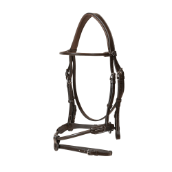 Bridon cuir rond Working By Dy'on Marron Bridon cuir rond Working By Dy'on Marron
