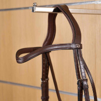 Frontale V In Leder Plat New English Collection by Dy'on Zwart