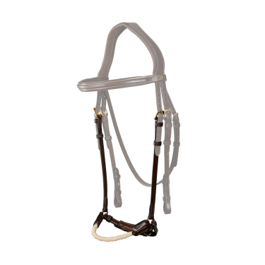 Muserolle Allemande En Corde D Collection by Dy'on Brun Marron