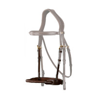 Muserolle En Corde Recouverte De Cuir D Collection by Dy'on Brun Marron