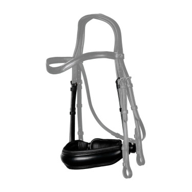 Neusriem Groot Sluiting Pull Back Mat New English Collection by Dy'on Zwart