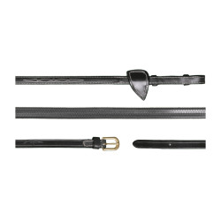 Rênes Caoutchouc 1/2 D Collection by Dy'on Noir Rênes Caoutchouc 1/2 D Collection by Dy'on Noir