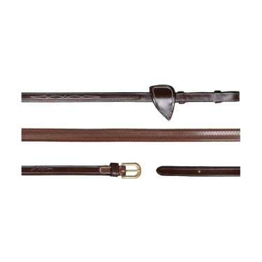 Rênes Caoutchouc 1/2 D Collection by Dy'on Brun Marron Rênes Caoutchouc 1/2 D Collection by Dy'on Brun Marron