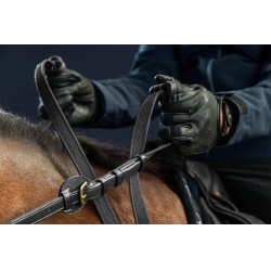 Rênes Ajustables 5/8 D Collection by Dy'on Noir