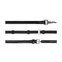 Hunter teugels 1/2 met karabijnhaak Dy'on Zwart Hunter teugels 1/2 met karabijnhaak Dy'on Zwart