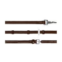 Rênes Hunter 1/2 Avec Mousqueton Dy'on Brun
