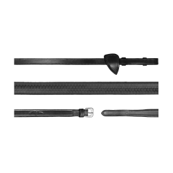 Rênes Caoutchouc 5/8 New English Collection by Dy'on Noir Rênes Caoutchouc 5/8 New English Collection by Dy'on Noir