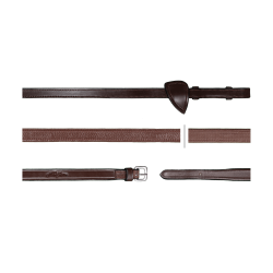 Rênes Hunter 1/2 New English Collection by Dy'on Brun Marron Rênes Hunter 1/2 New English Collection by Dy'on Brun Marron
