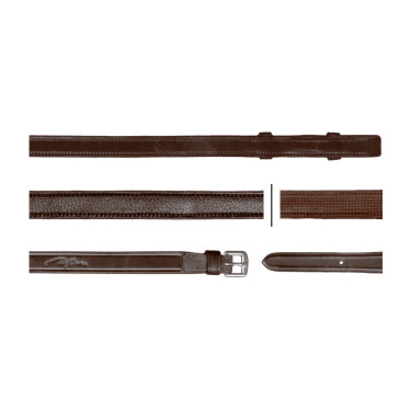 Rênes Hunter 5/8 New English Collection by Dy'on Brun Marron