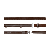Rênes Hunter Grip Avec 7 Arretoirs 5/8 (Sans Stopper) Dy'on Brun Marron Rênes Hunter Grip Avec 7 Arretoirs 5/8 (Sans Stopper) Dy'on Brun Marron