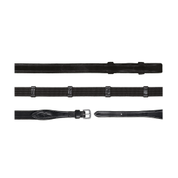 Stof Teugels 5/8 Met 9 Stops (Zonder Stopper) Dy'on Zwart Stof Teugels 5/8 Met 9 Stops (Zonder Stopper) Dy'on Zwart